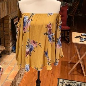 Off the shoulder blouse